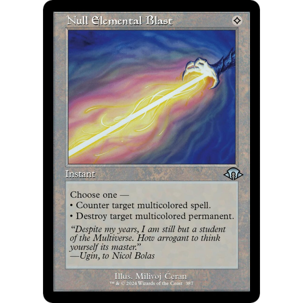 Null Elemental Blast (U 12 MH3) Retro