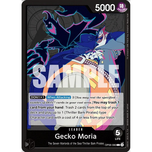 Gecko Moria (L OP06-080)