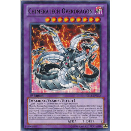 Yu-Gi-Oh! SP14-EN043 Chimeratech Overdragon (Starfoil Rare)