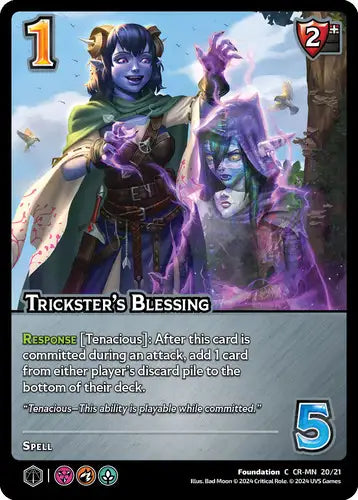 Trickster's Blessing (C CR-MN 20/21) - Foil