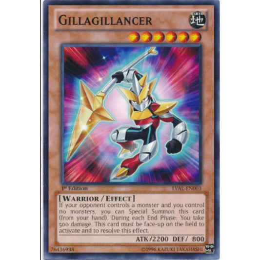 Yu-Gi-Oh! LVAL-EN003 Gillagillancer (Common)