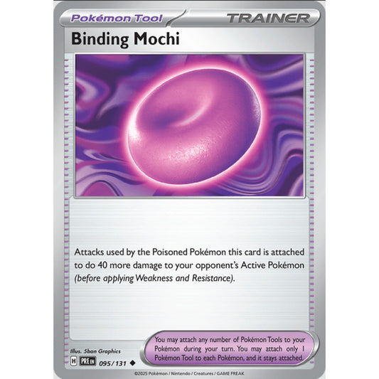 Binding Mochi, Uncommon, 095/191, Pokemon Card Game, Prismatic Evolutions