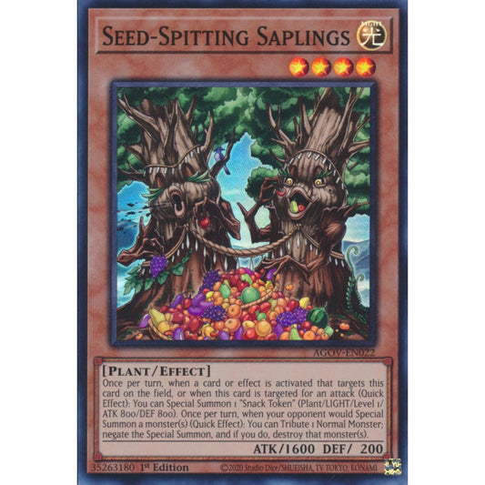 Seed-Spitting Saplings (AGOV-EN022)