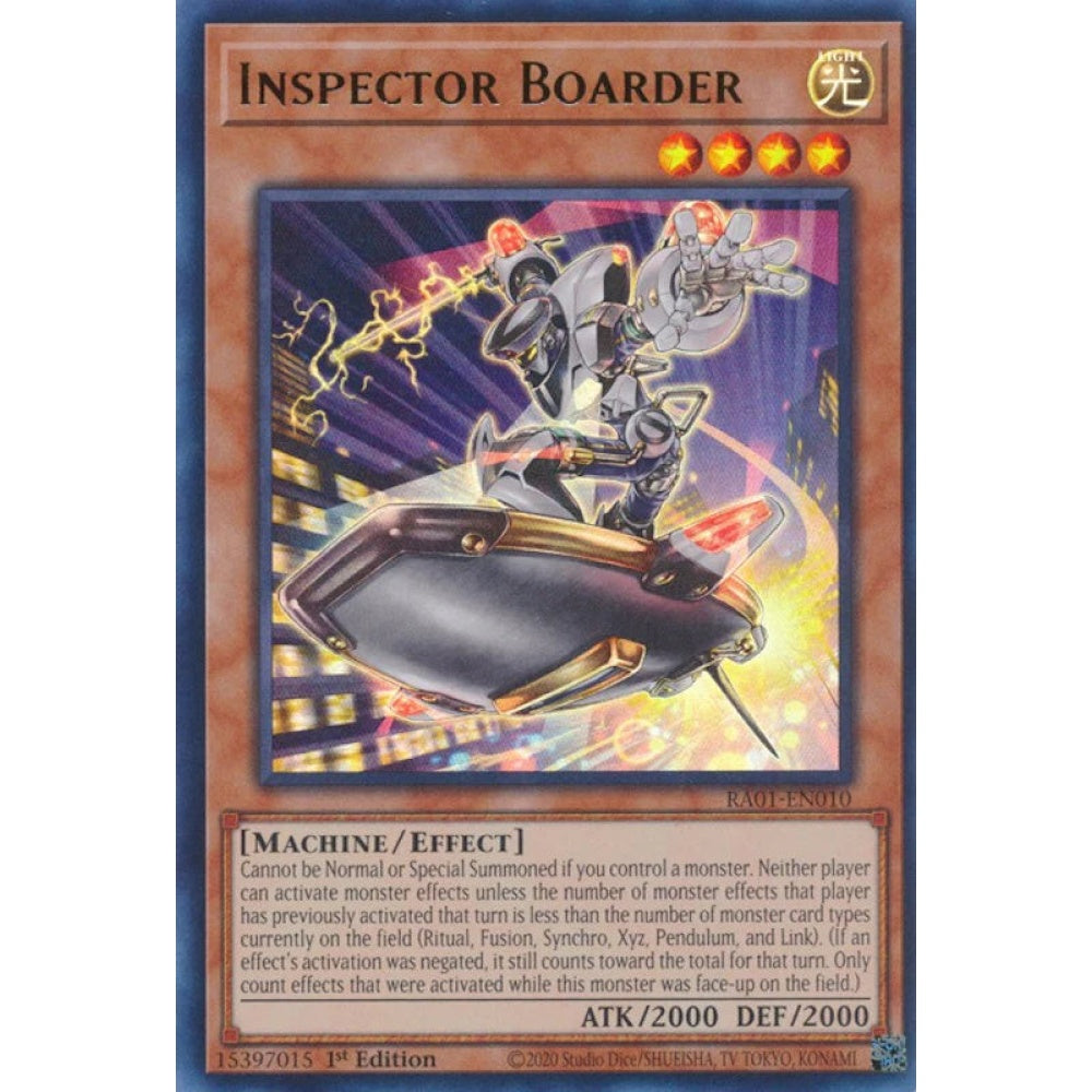 Yu-Gi-Oh! RA01-EN010 Inspector Boarder (Ultra Rare)