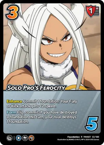 Solo Pro's Ferocity (R MHA07 53/180)