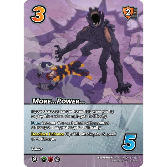 More...Power... (XR-R MHA06 53/153) (Foil)