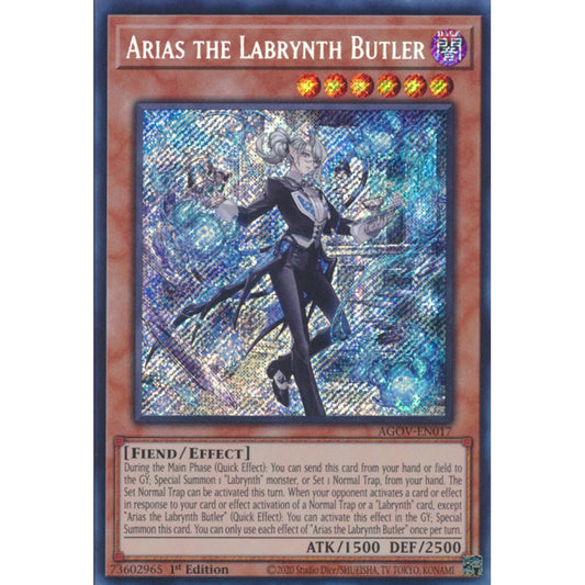 Arias the Labrynth Butler (AGOV-EN017 Secret)