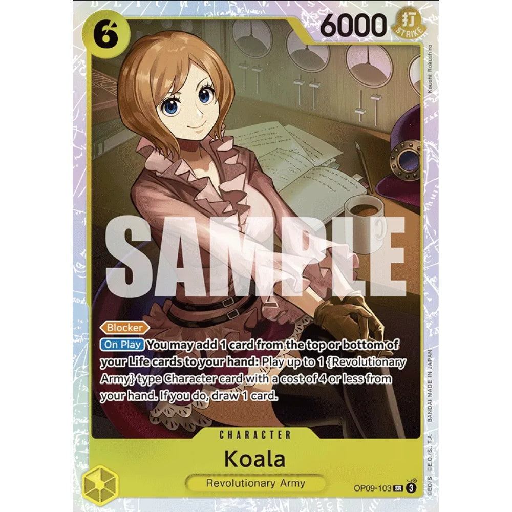 Koala, SR, OP09-103, One Piece Card Game, OP09 Emperors in the New World