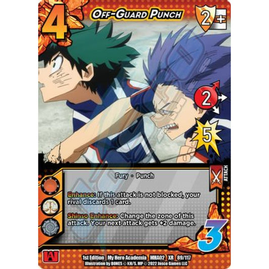 Off-Guard Punch  (XR MHA02 89/117)