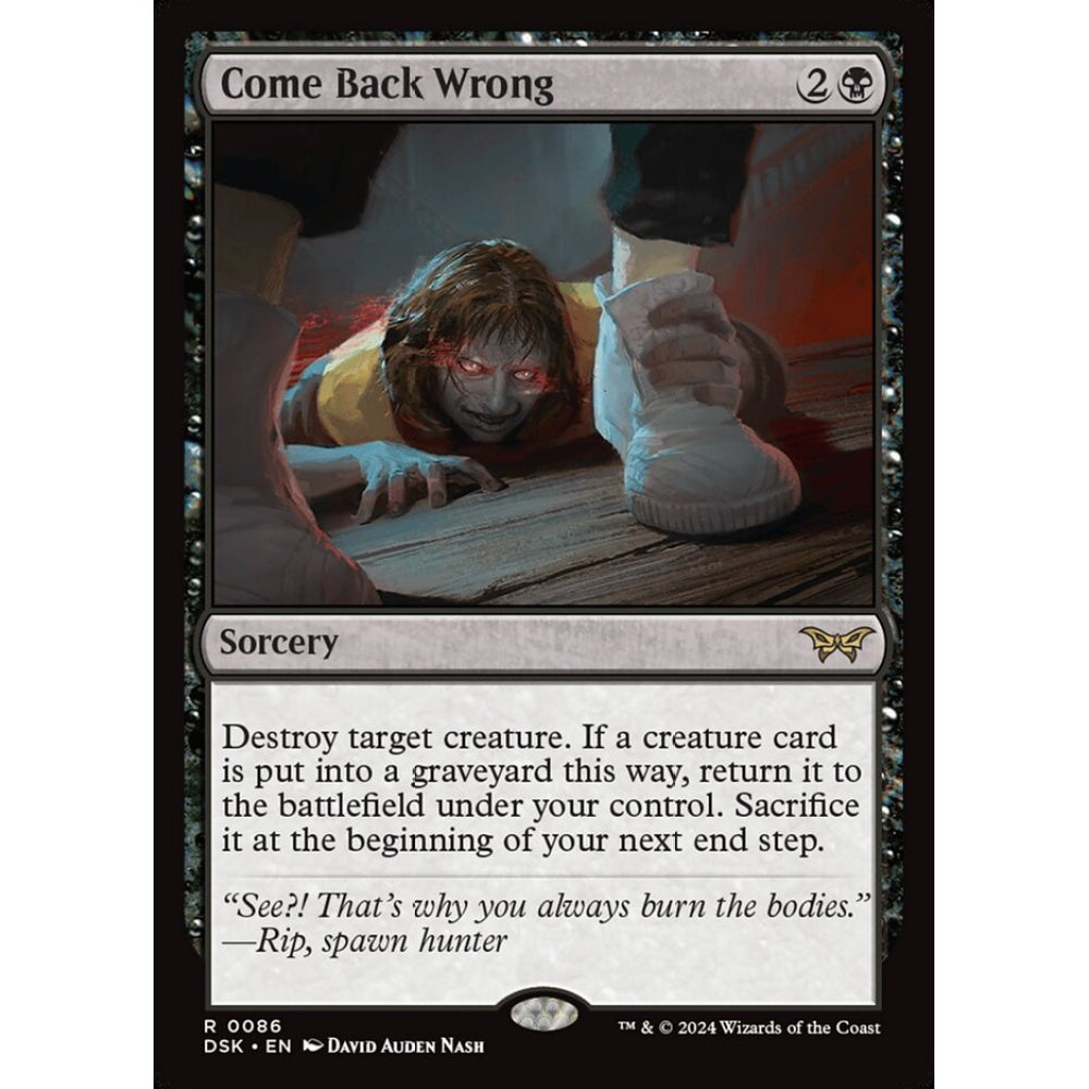 Come Back Wrong (R 86 DSK)