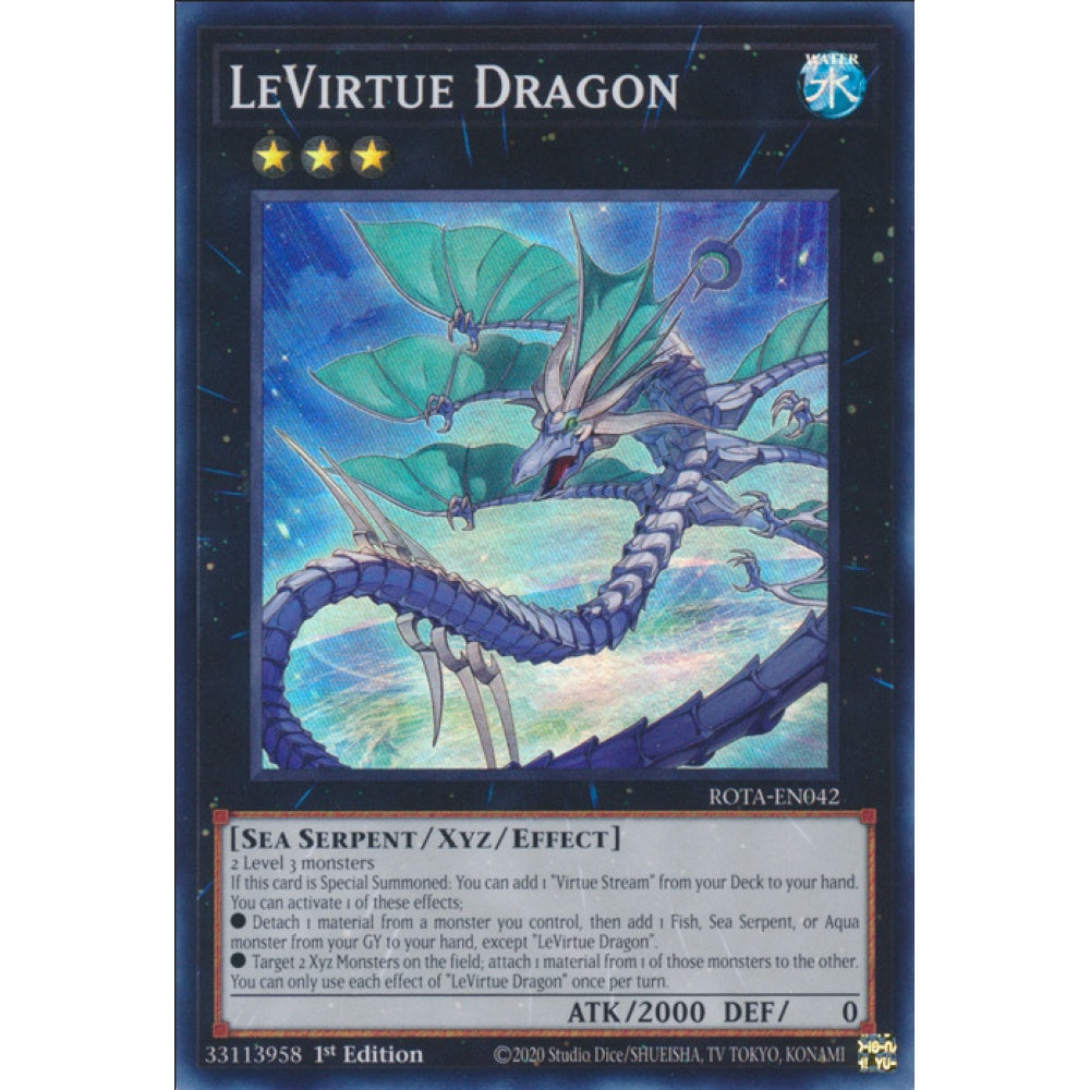 LeVirtue Dragon, ROTA-EN042, Super, Yu-Gi-Oh, Rage of the Abyss