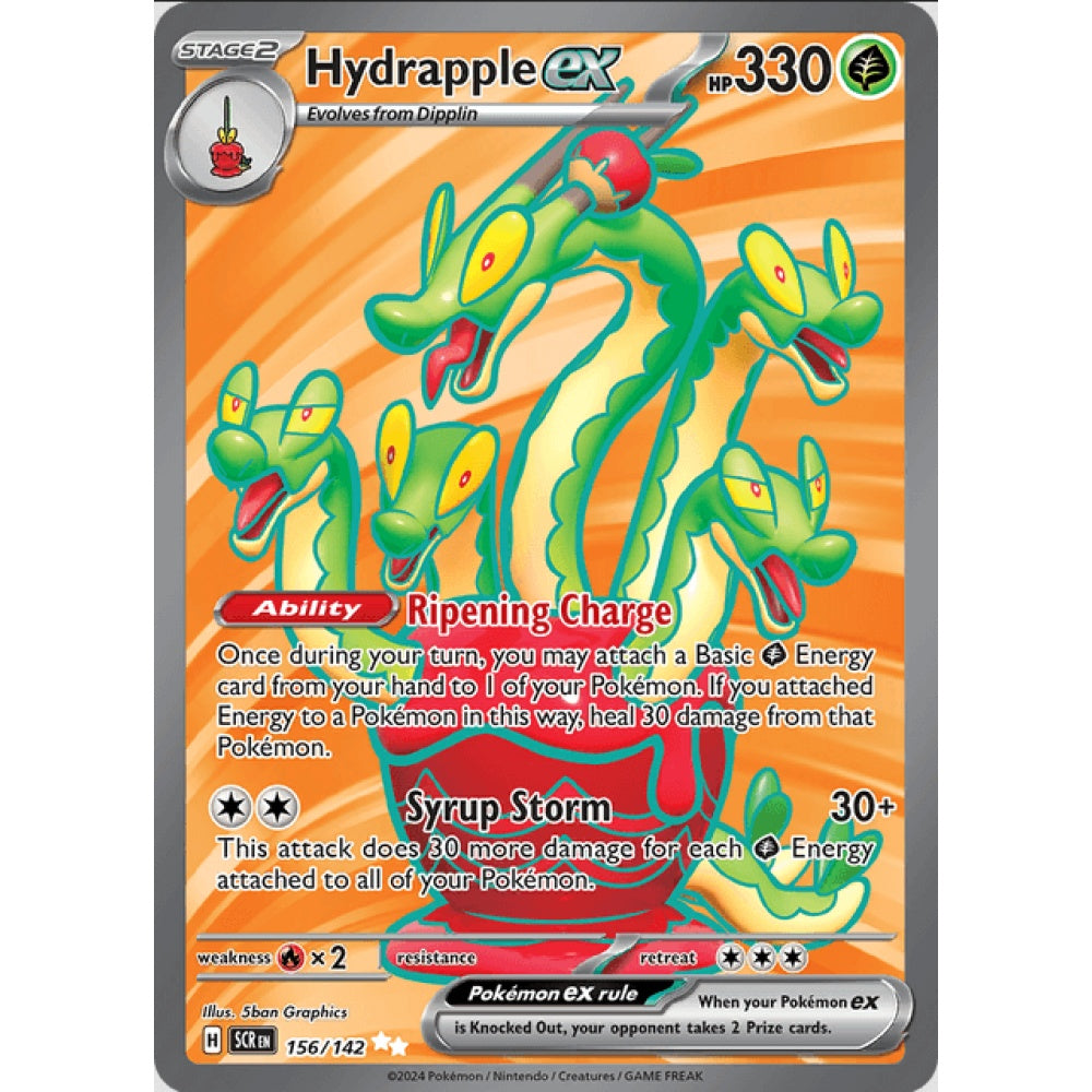 Hydrapple ex (SCR 156/142 Ultra Rare)