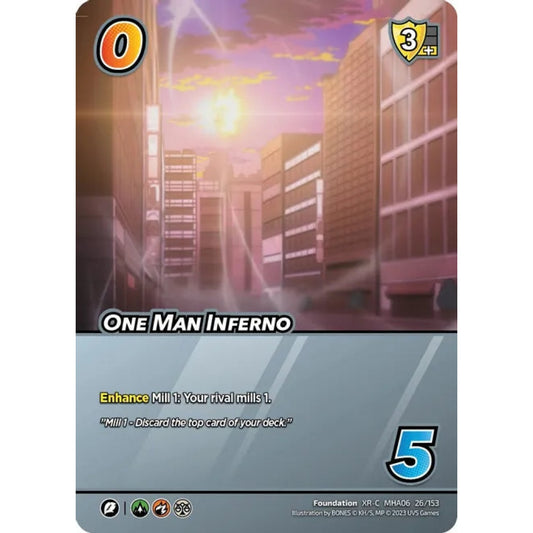 One Man Inferno (XR-C MHA06 26/153)