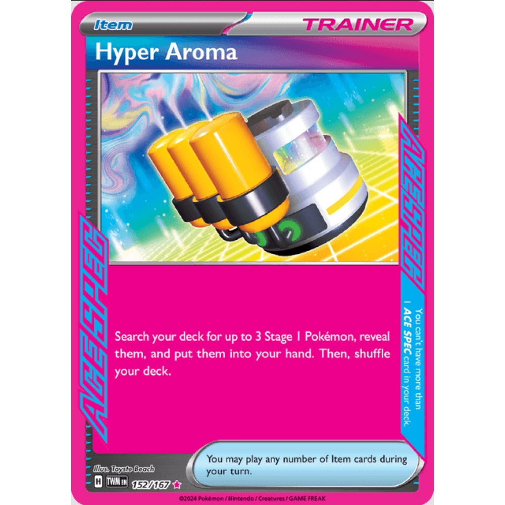 Hyper Aroma, Ultra Rare, 152/167, Pokemon Card Game, Twilight Masquerade