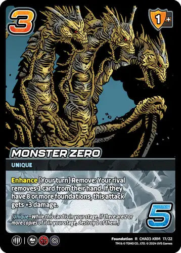 Monster Zero (R CHA03-KRM 17/22)