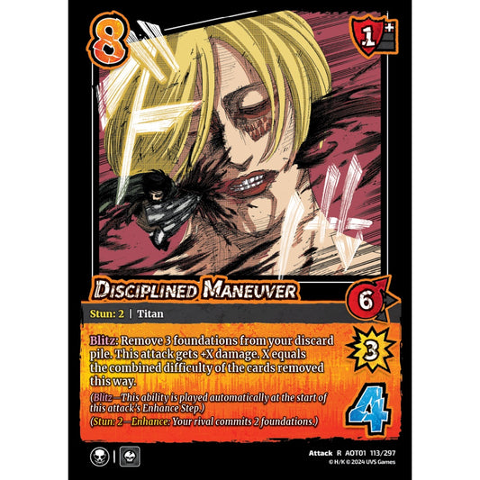 Disciplined Maneuver (R AOT01 113/297)