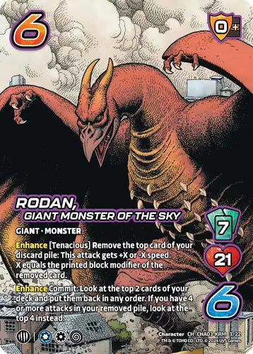 Rodan, Giant Monster of the Sky (CH CHA03-KRM 3/22)