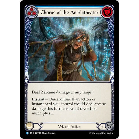 Chorus of the Amphitheater (Blue) (ROS172 R Rainbow foil)