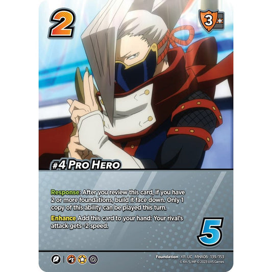 #4 Pro Hero, 139/153, MHA06, Universus, MHA06 Jet Burn, nan