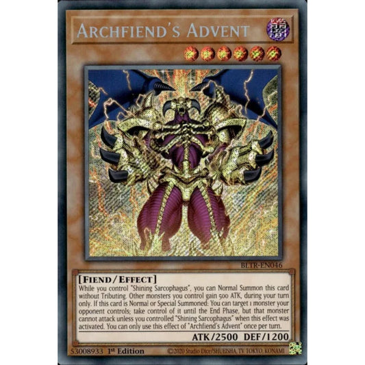 Archfiend's Advent (BLTR-EN046 Secret)