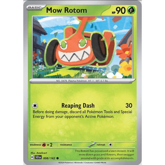 Mow Rotom (SCR 008/142 Common Reverse)