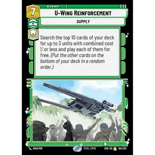 U-Wing Reinforcement (R SOR 104)