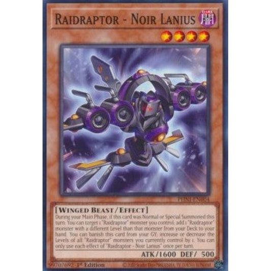 Yu-Gi-Oh! PHNI-EN004 Raidraptor - Noir Lanius