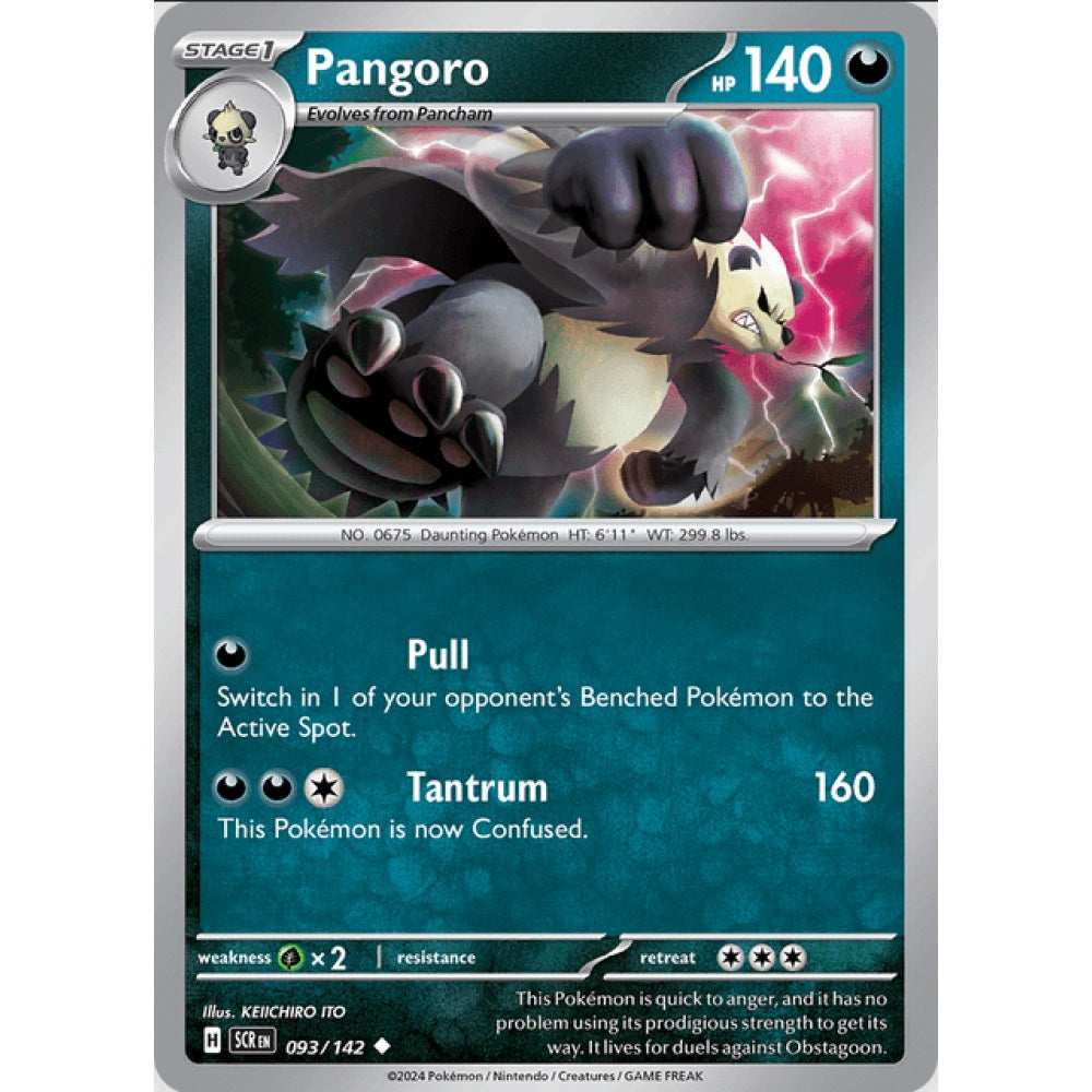 Pangoro (SCR 093/142 Uncommon)