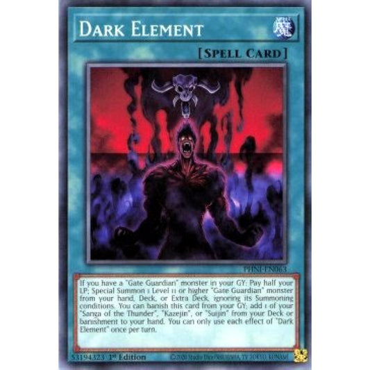 Yu-Gi-Oh! PHNI-EN063 Dark Element