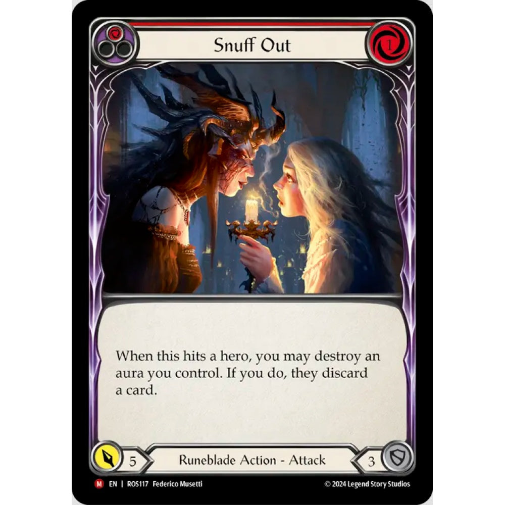 Snuff Out (ROS117 M Rainbow foil)