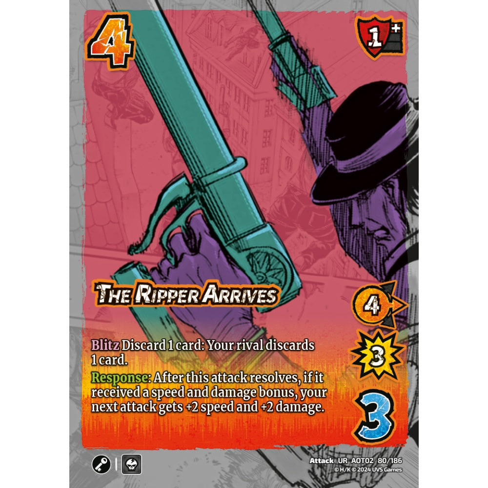 The Ripper Arrives, 80/186, AOT02, Universus, Attack on Titan: Origins of Power, Attack, UR