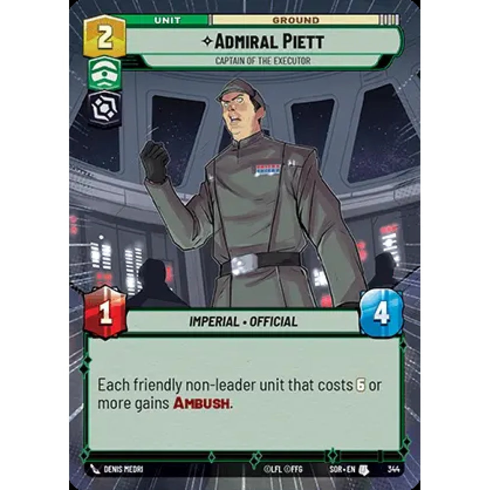 Admiral Piett (U SOR 344) Hyperspace