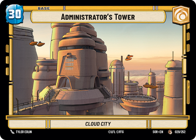 Administrator's Tower / Experience Token (C SOR 29)