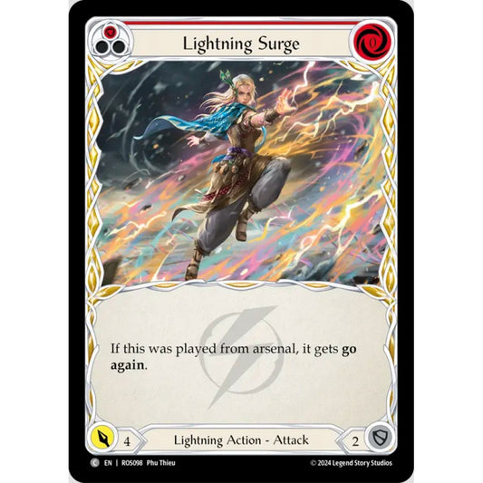 Lightning Surge (Red) (ROS098 C Regular)