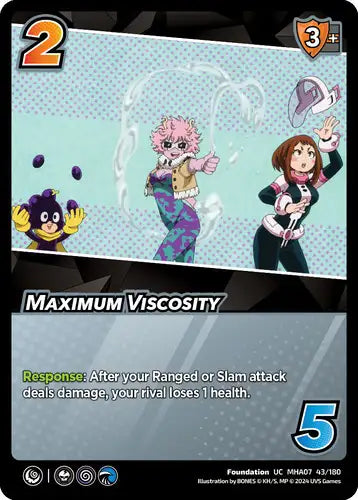 Maximum Viscosity (UC MHA07 43/180)