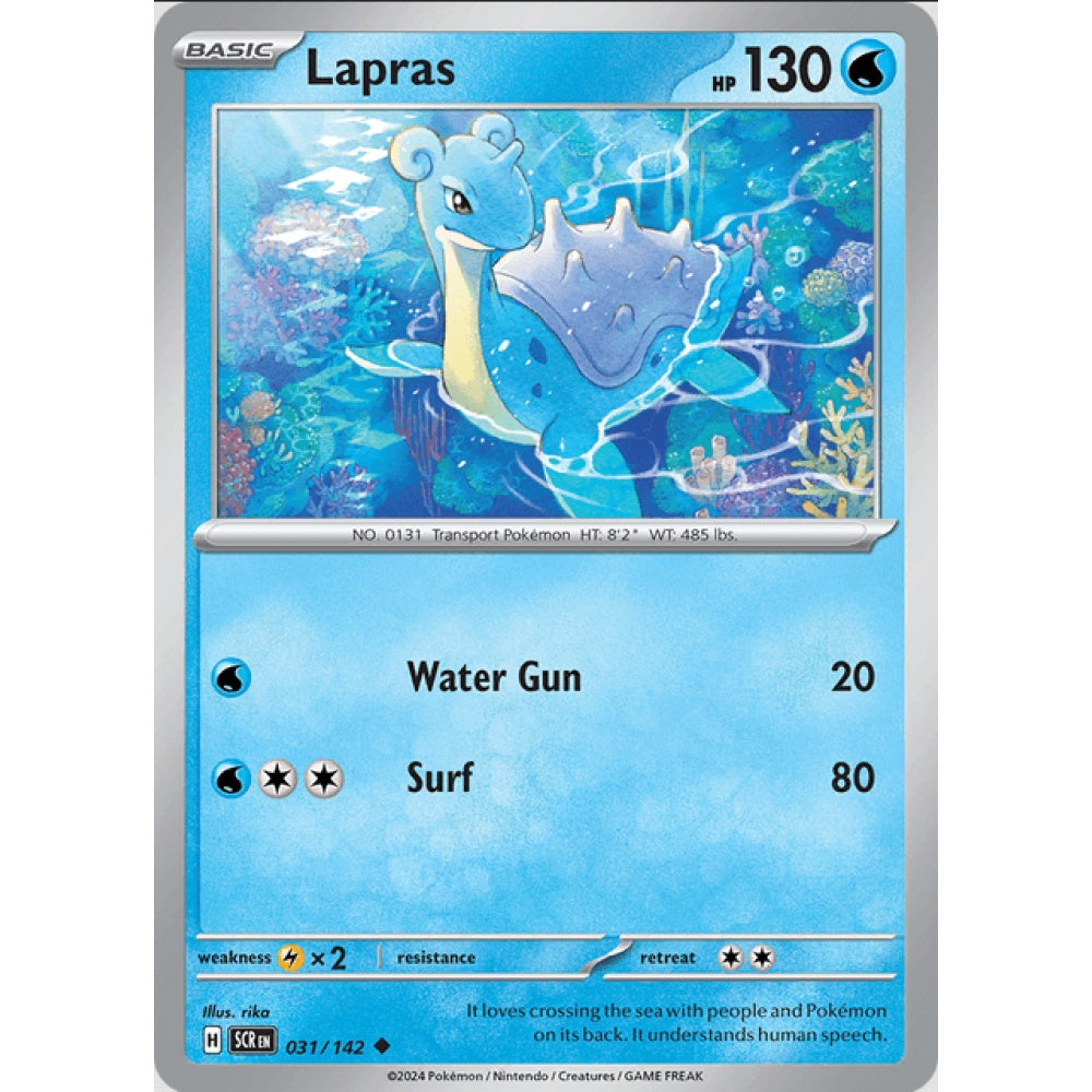 Lapras (SCR 031/142 Uncommon Reverse)