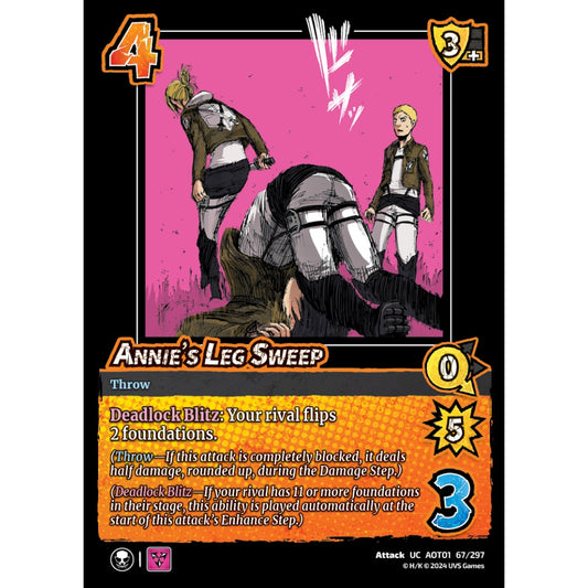 Annie's Leg Sweep (UC AOT01 67/297)