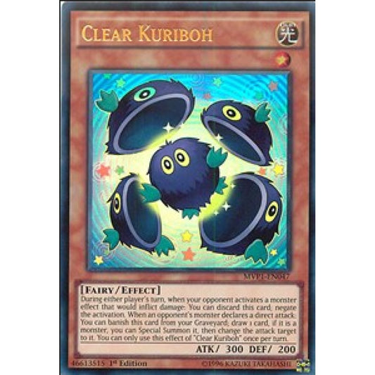 Yu-Gi-Oh! MVP1-EN047 Clear Kuriboh (Ultra Rare)