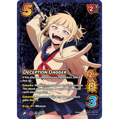 Deception Dagger (SR MHA06 156/153) (Foil)