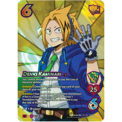 Denki Kaminari (CH-ALT MHA06 2/17) (Foil) UniVersus CCG Trading Card