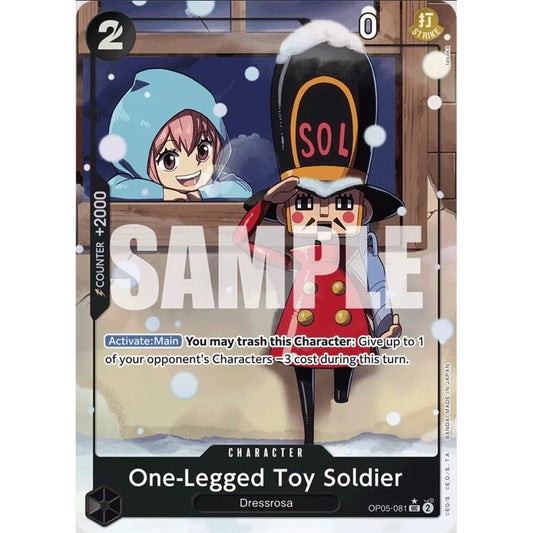 One-Legged Toy Soldier, ALT, OP05-081, One Piece Card Game, PRB01 The Best