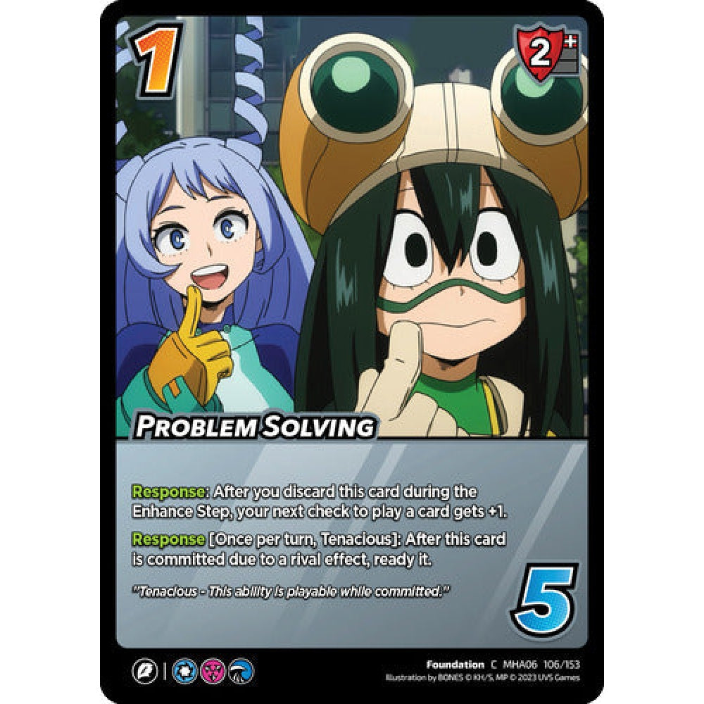 Problem Solving (C MHA06 106/153)