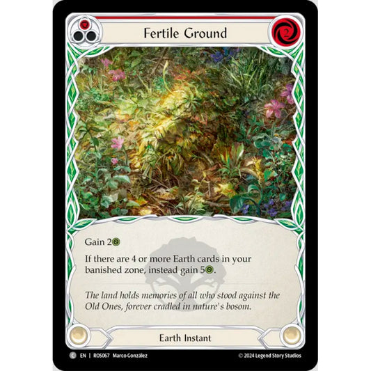 Fertile Ground (Red) (ROS067 C Regular)