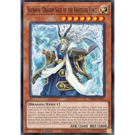 Yu-Gi-Oh! PHNI-EN021 Sauravis, Dragon Sage of the Voiceless Voice