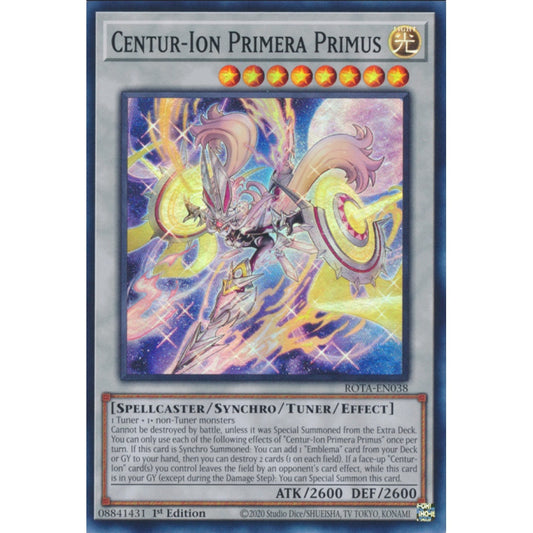 Centur-Ion Primera Primus, ROTA-EN038, Super, Yu-Gi-Oh, Rage of the Abyss