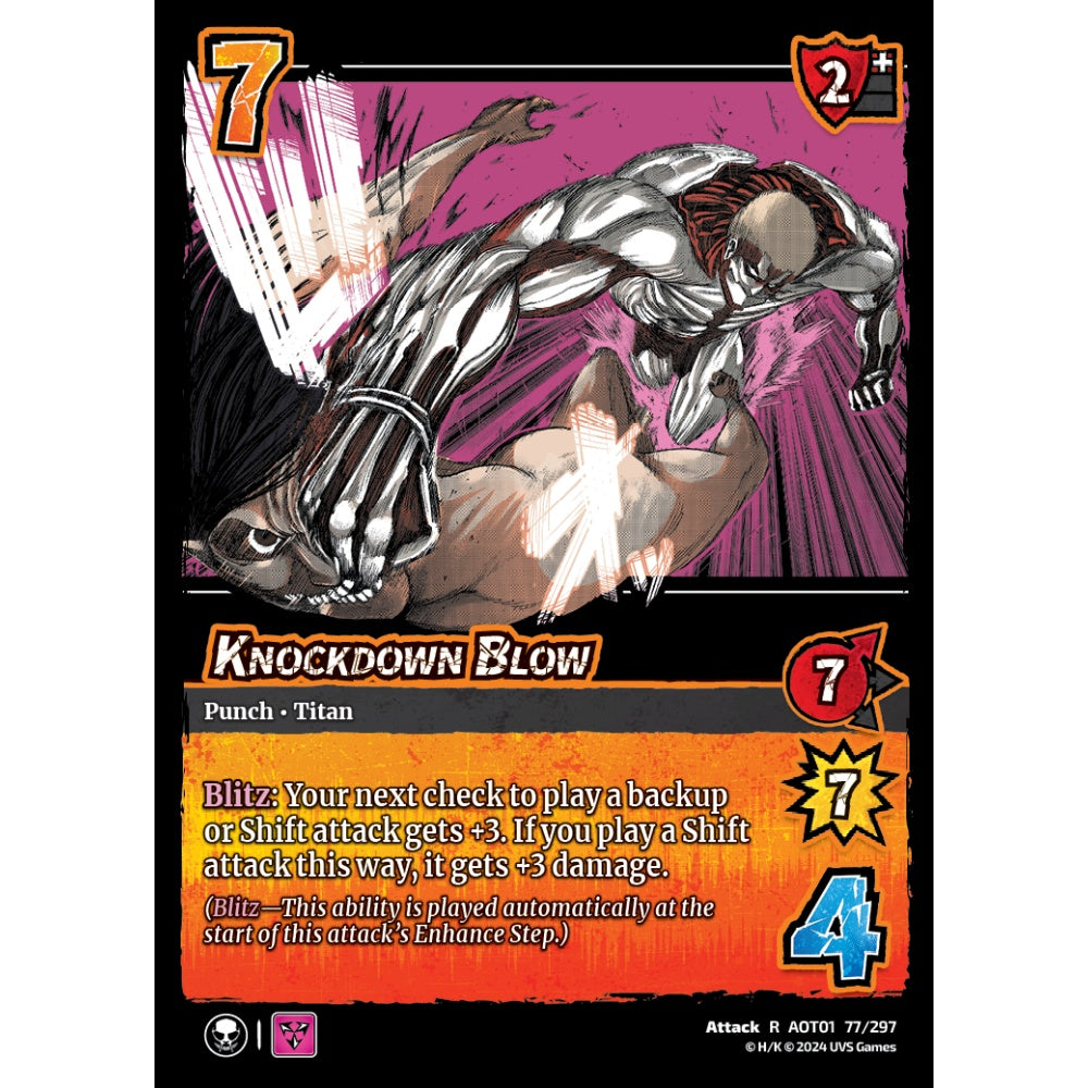 Knockdown Blow (R AOT01 77/297)