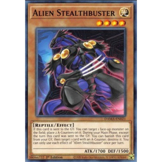 Yu-Gi-Oh! DAMA-EN021 Alien Stealthbuster (Common)