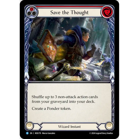 Save the Thought (Red) (ROS179 R Rainbow foil)