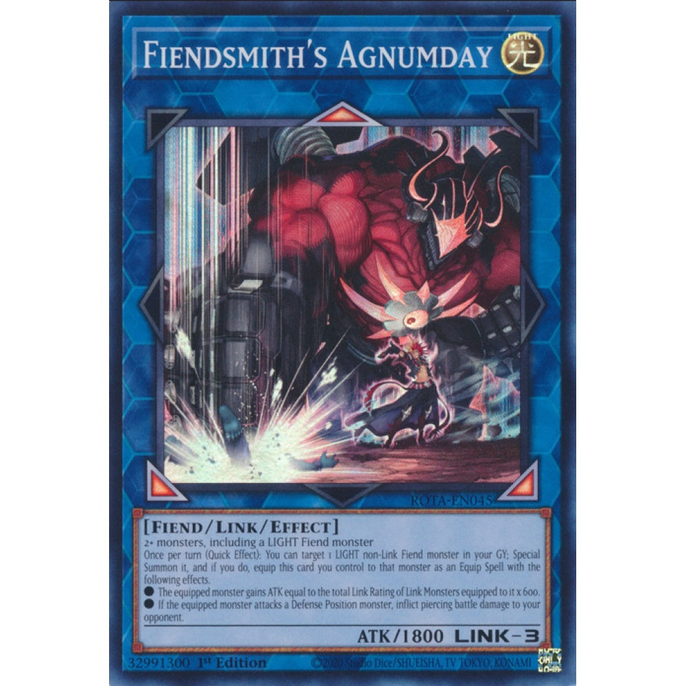 Fiendsmith's Agnumday, ROTA-EN045, Super, Yu-Gi-Oh, Rage of the Abyss