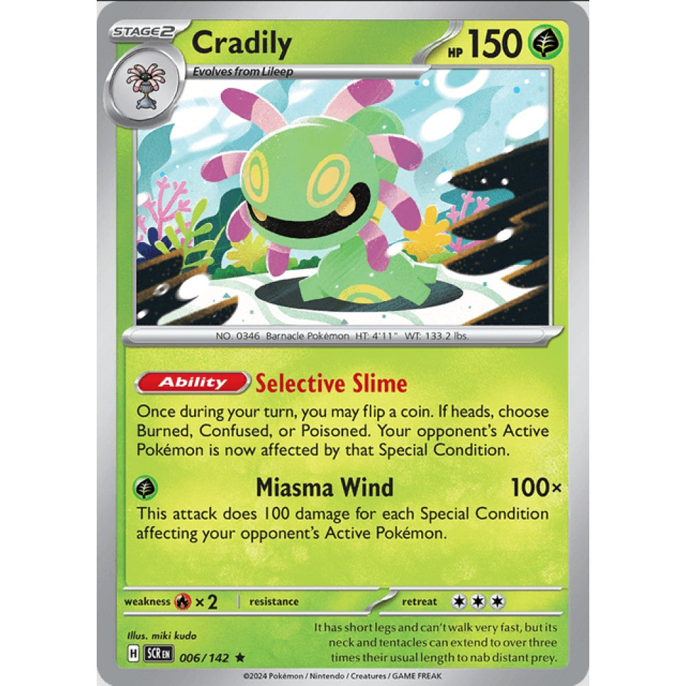 Cradily (SCR 006/142 Rare)